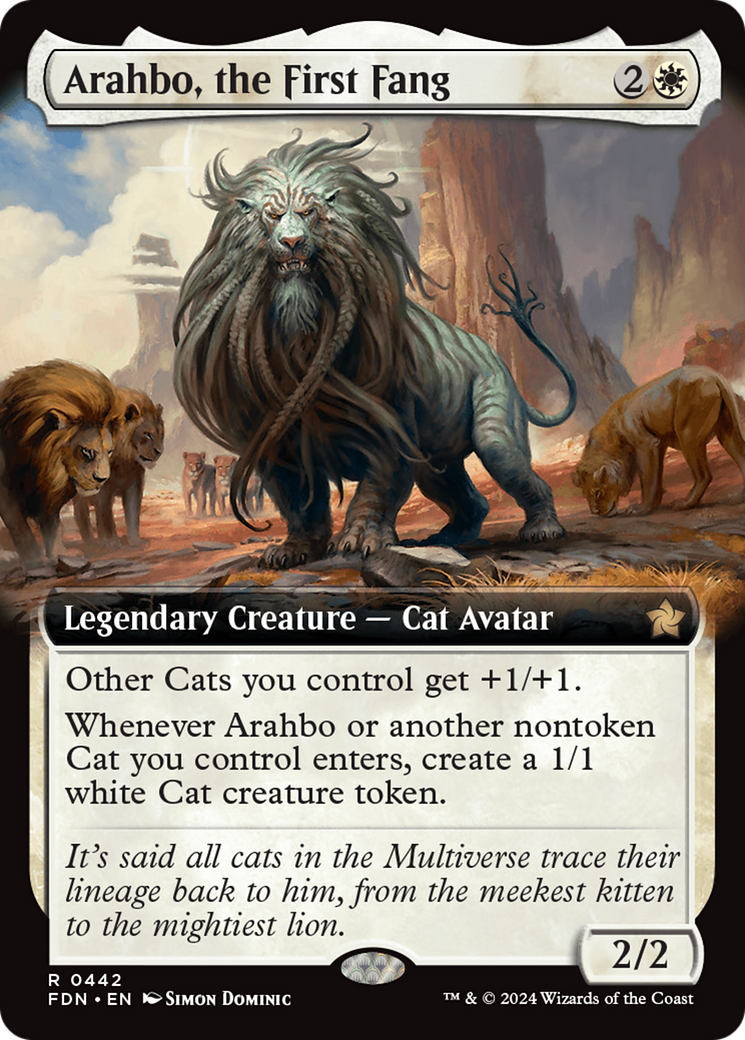 Arahbo, the First Fang (Extended Art) [Foundations] | I Want That Stuff Brandon