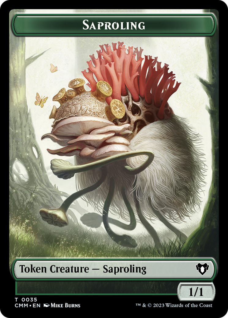 Saproling Token [Commander Masters Tokens] | I Want That Stuff Brandon