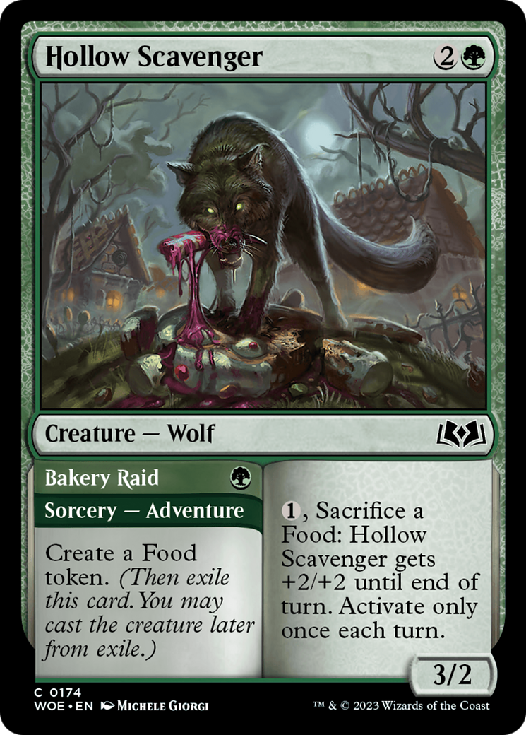 Hollow Scavenger // Bakery Raid [Wilds of Eldraine] | I Want That Stuff Brandon