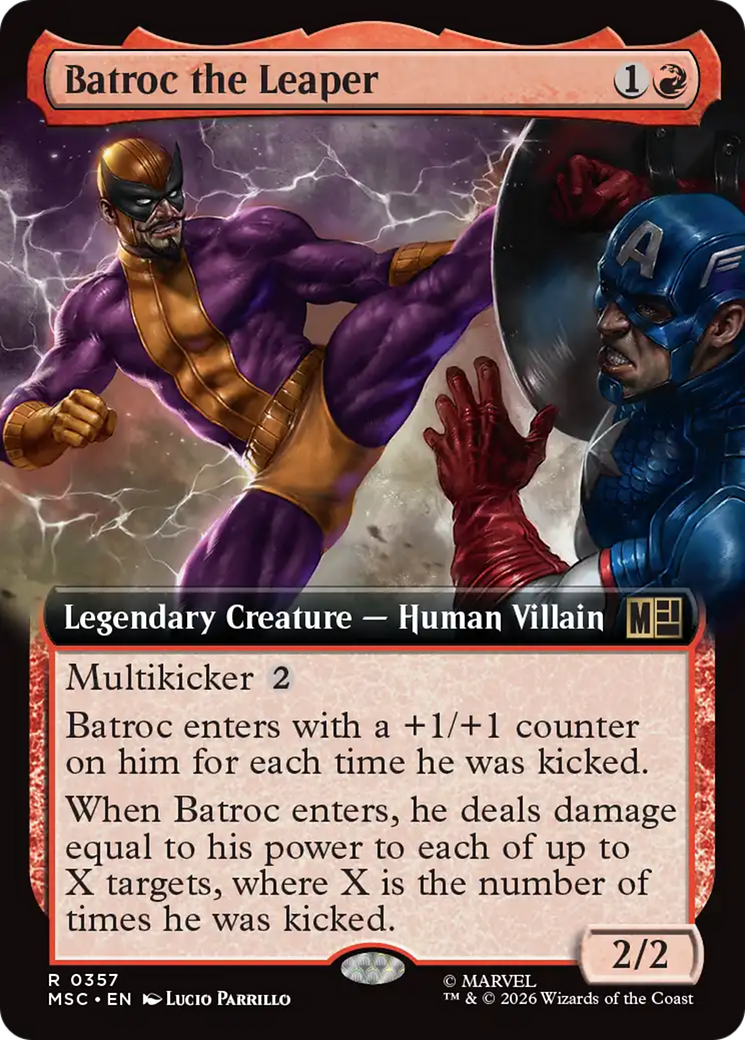 Batroc the Leaper (Extended Art) [Marvel Super Heroes Commander] | I Want That Stuff Brandon