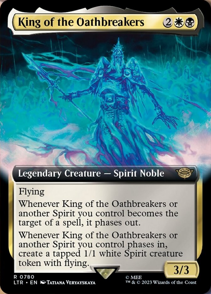 King of the Oathbreakers (Extended Art) (Surge Foil) [The Lord of the Rings: Tales of Middle-Earth] | I Want That Stuff Brandon