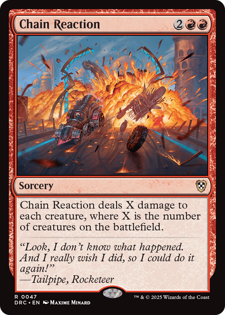 Chain Reaction [Aetherdrift Commander] | I Want That Stuff Brandon