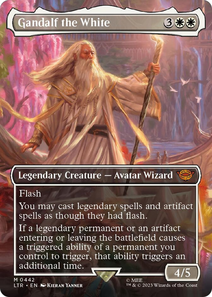 Gandalf the White (Borderless Alternate Art) [The Lord of the Rings: Tales of Middle-Earth] | I Want That Stuff Brandon