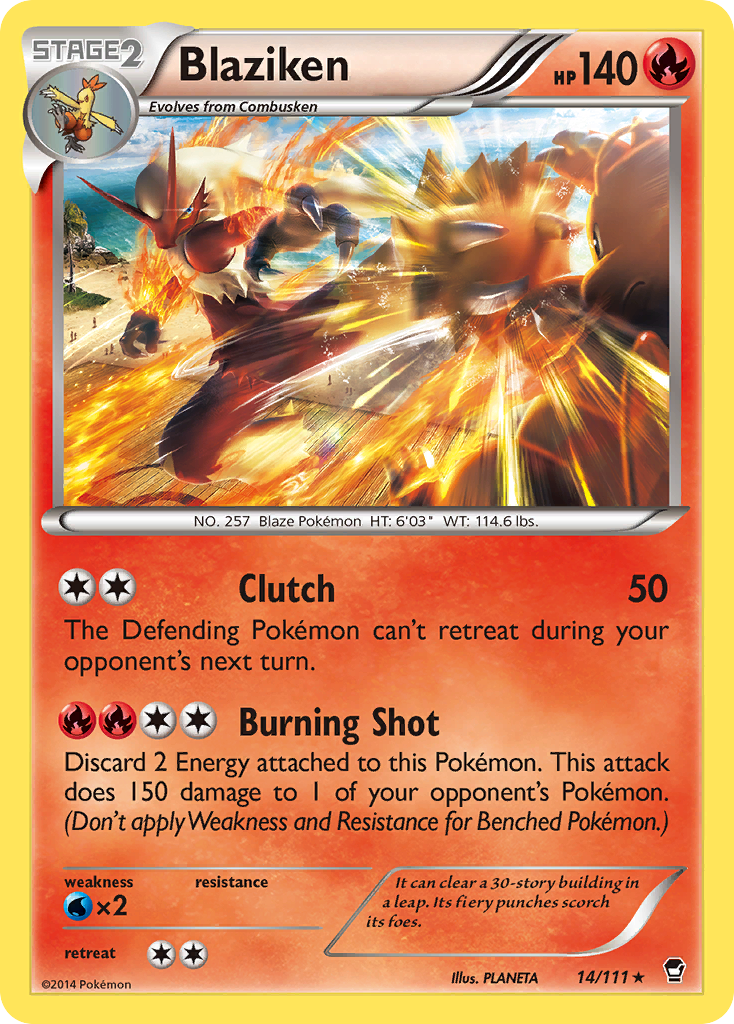 Blaziken (14/111) [XY: Furious Fists] | I Want That Stuff Brandon