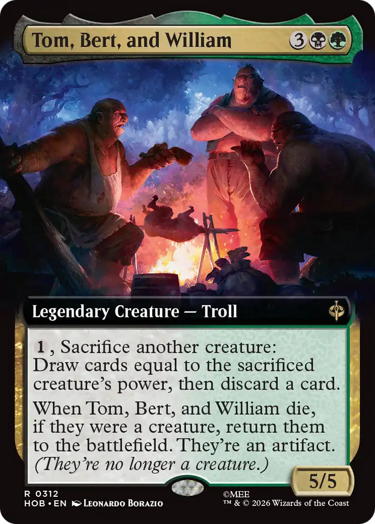 Tom, Bert, and William (Extended Art) [The Hobbit] | I Want That Stuff Brandon