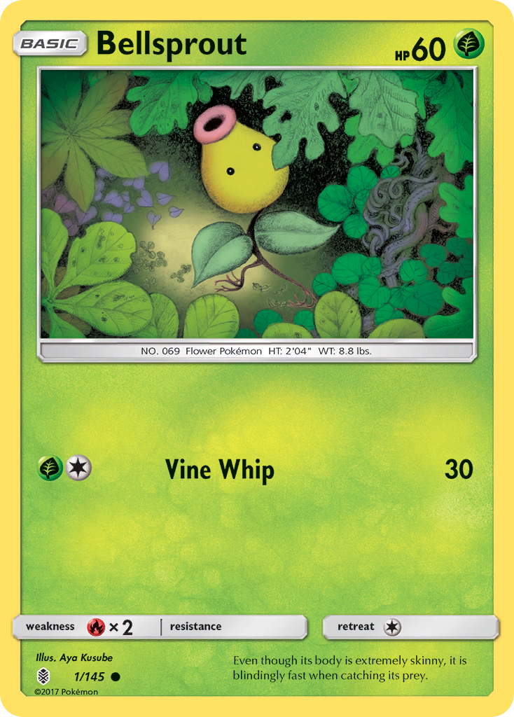 Bellsprout (1/145) [Sun & Moon: Guardians Rising] | I Want That Stuff Brandon