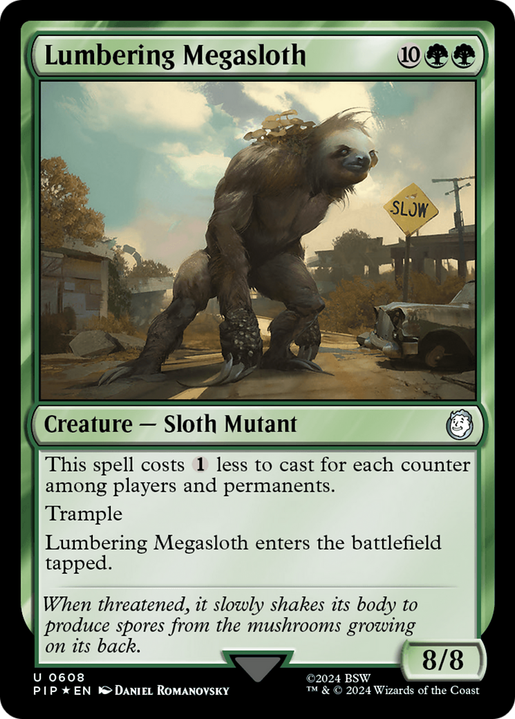 Lumbering Megasloth (Surge Foil) [Fallout] | I Want That Stuff Brandon