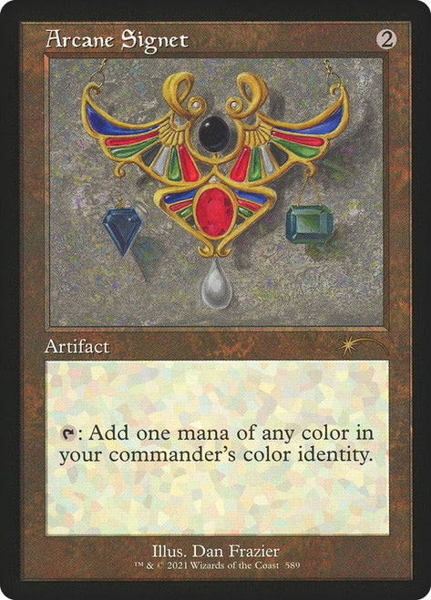 Arcane Signet (Retro) [Secret Lair Drop Promos] | I Want That Stuff Brandon