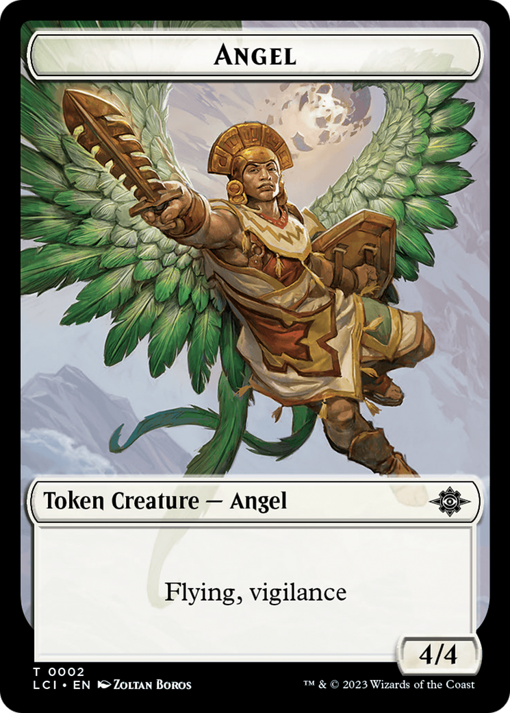 Angel Token [The Lost Caverns of Ixalan Tokens] | I Want That Stuff Brandon