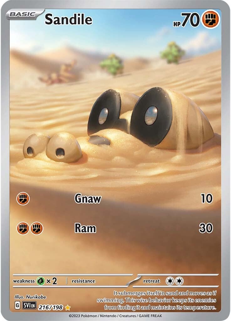 Sandile (216/198) [Scarlet & Violet: Base Set] | I Want That Stuff Brandon