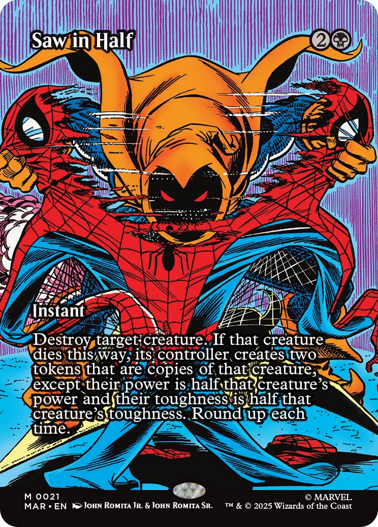 Saw in Half (Borderless) [Marvel's Spider-Man: Eternal-Legal] | I Want That Stuff Brandon