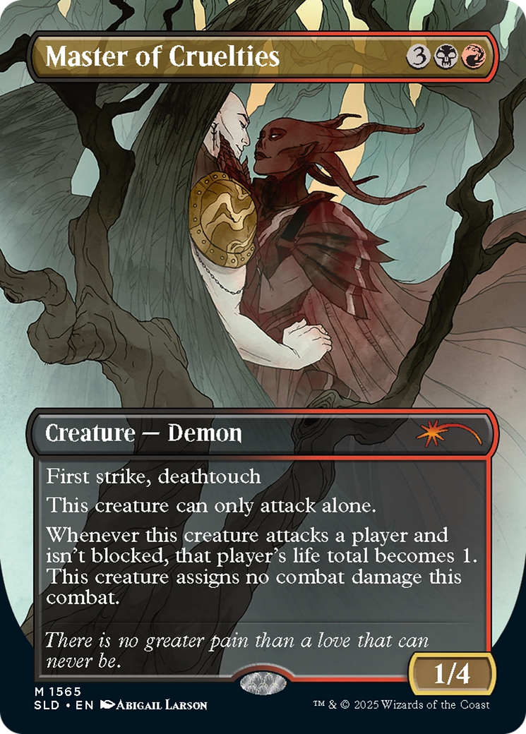Master of Cruelties (Rainbow Foil) [Secret Lair Drop Series] | I Want That Stuff Brandon