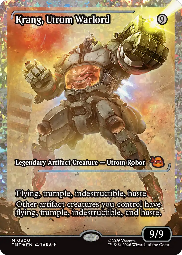 Krang, Utrom Warlord (Showcase) (Fracture Foil) [Teenage Mutant Ninja Turtles] | I Want That Stuff Brandon