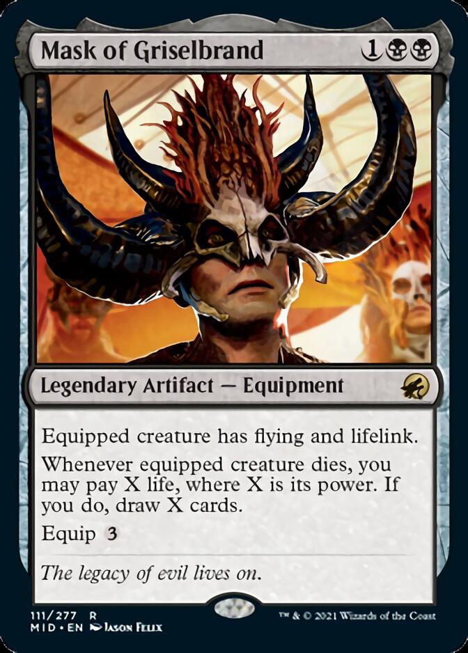 Mask of Griselbrand [Innistrad: Midnight Hunt] | I Want That Stuff Brandon