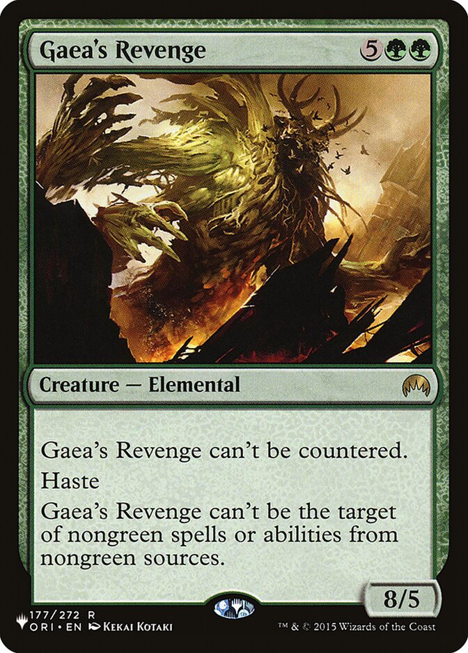 Gaea's Revenge [The List] | I Want That Stuff Brandon