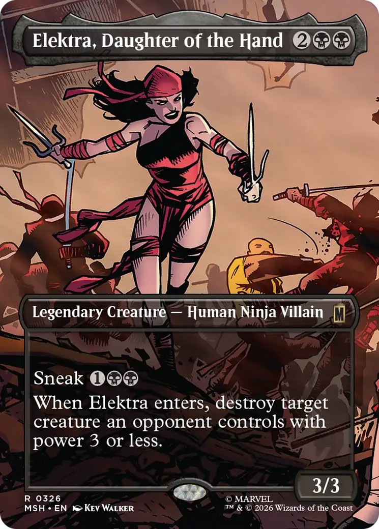 Elektra, Daughter of the Hand (Borderless) [Marvel Super Heroes] | I Want That Stuff Brandon