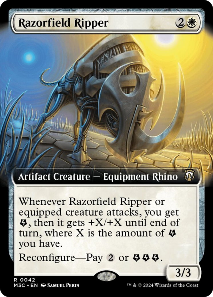 Razorfield Ripper (Extended Art) (Ripple Foil) [Modern Horizons 3 Commander] | I Want That Stuff Brandon