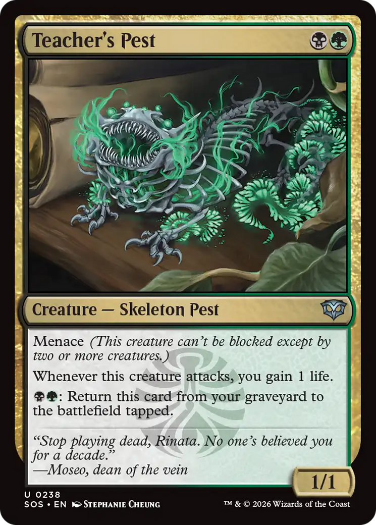Teacher's Pest [Secrets of Strixhaven] | I Want That Stuff Brandon