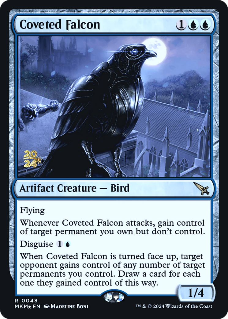 Coveted Falcon [Murders at Karlov Manor Prerelease Promos] | I Want That Stuff Brandon