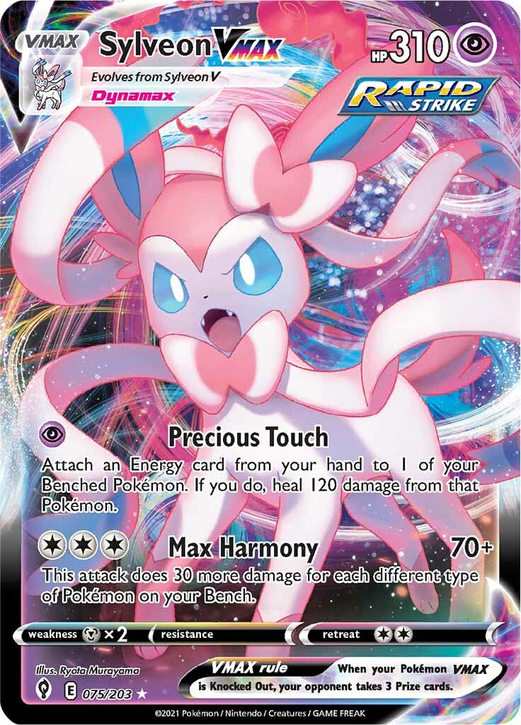 Sylveon VMAX (075/203) [Sword & Shield: Evolving Skies] | I Want That Stuff Brandon