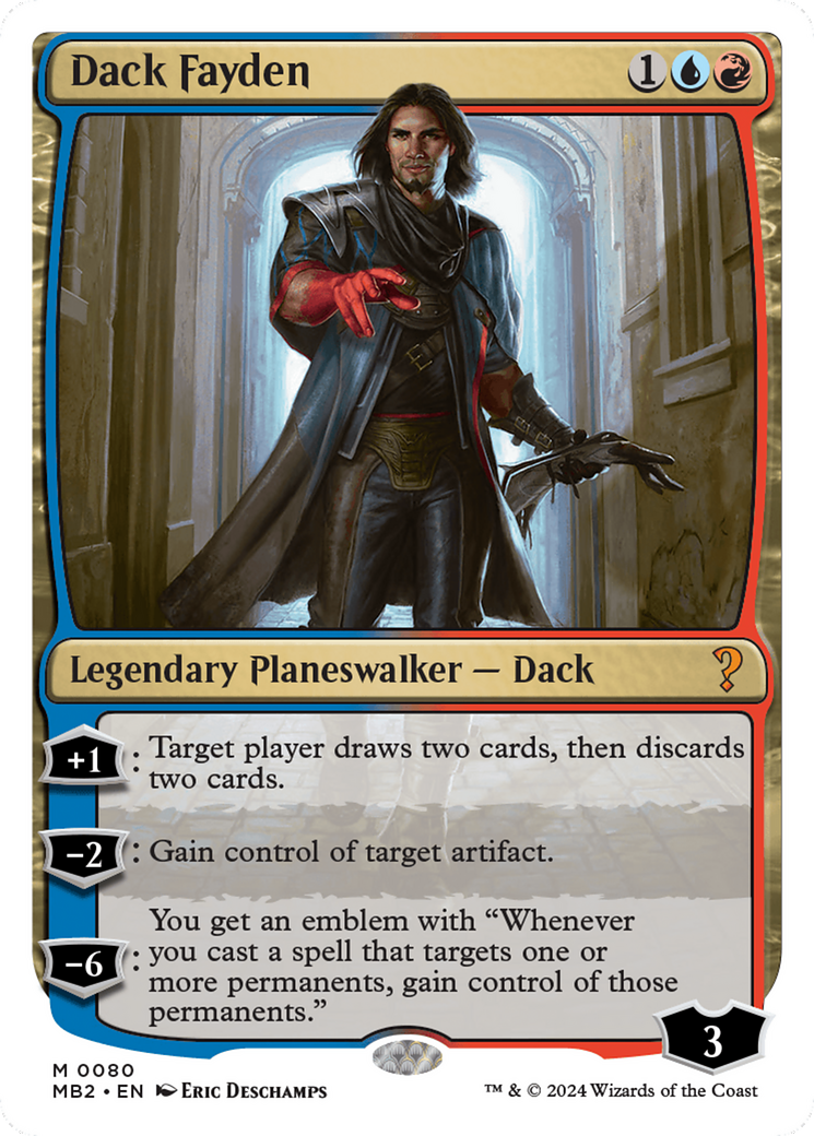 Dack Fayden (White Border) [Mystery Booster 2] | I Want That Stuff Brandon