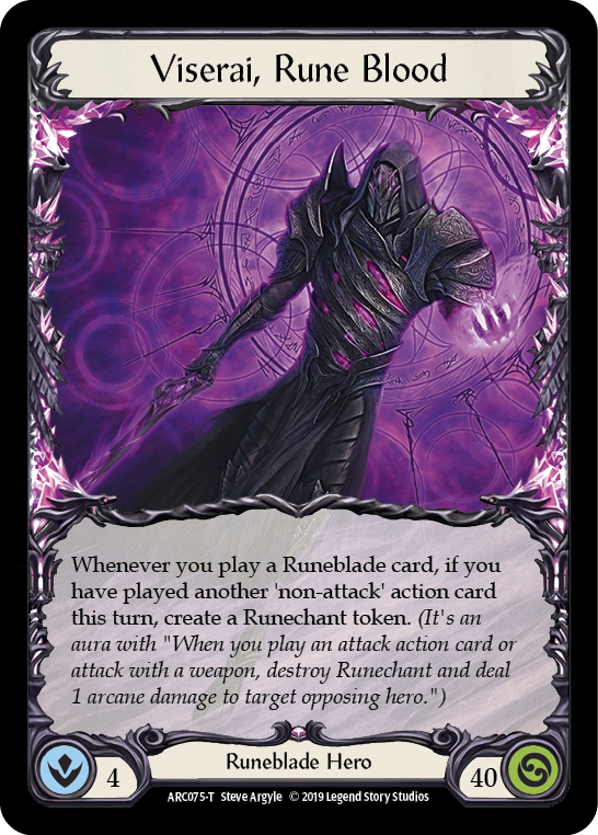 Viserai // Viserai, Rune Blood [ARC076-T // ARC075-T] (Arcane Rising)  1st Edition Normal | I Want That Stuff Brandon