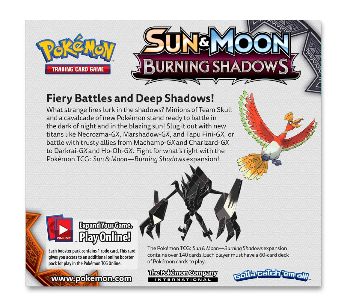 Sun & Moon: Burning Shadows - Booster Box | I Want That Stuff Brandon