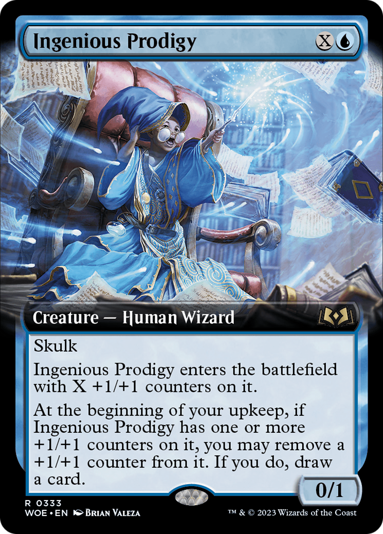 Ingenious Prodigy (Extended Art) [Wilds of Eldraine] | I Want That Stuff Brandon