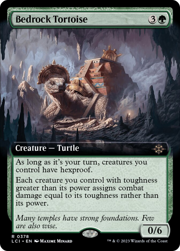 Bedrock Tortoise (Extended Art) [The Lost Caverns of Ixalan] | I Want That Stuff Brandon