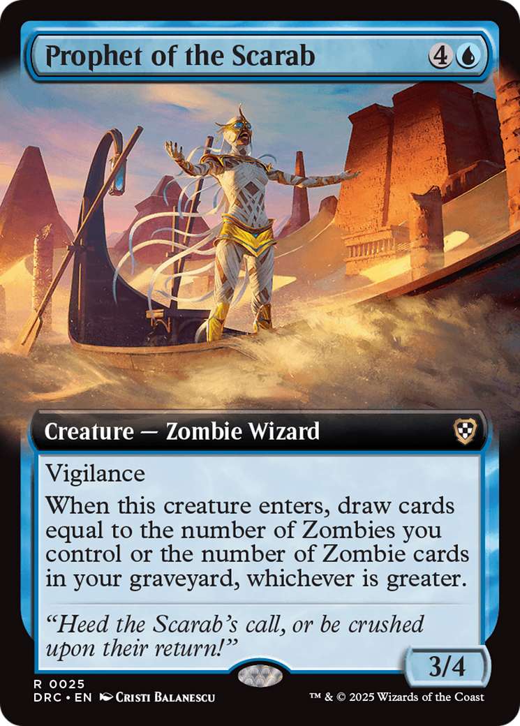 Prophet of the Scarab (Extended Art) [Aetherdrift Commander] | I Want That Stuff Brandon
