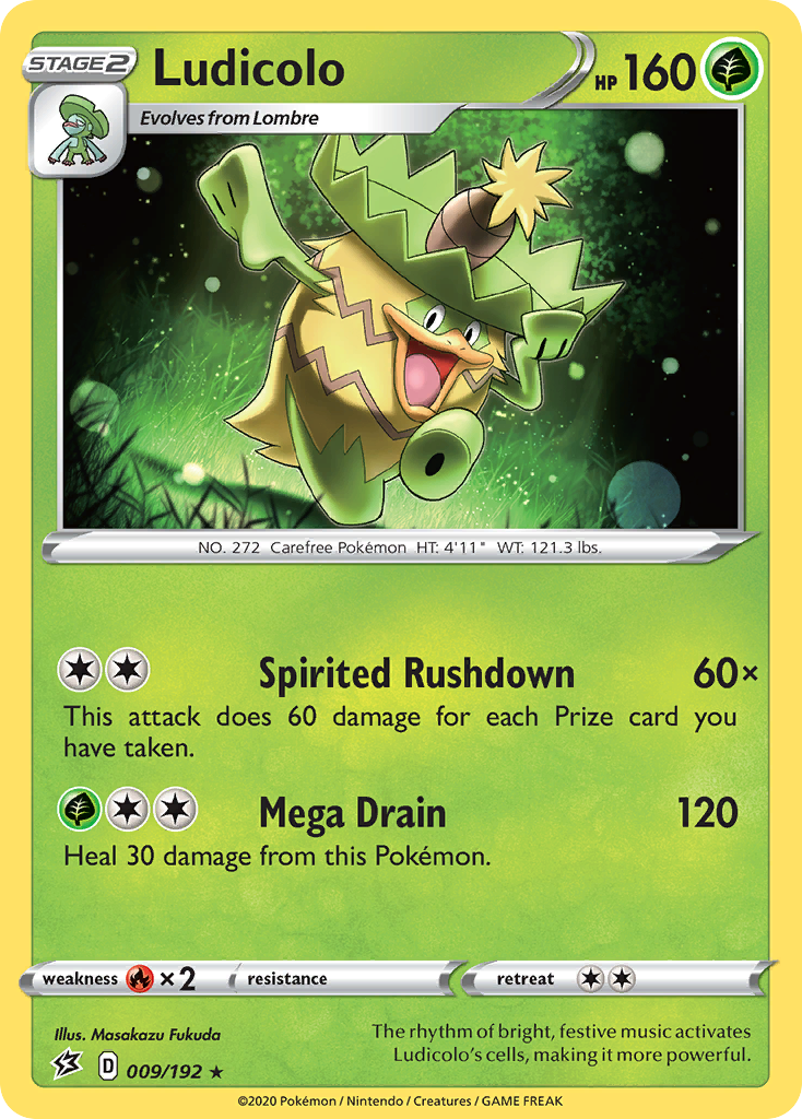 Ludicolo (009/192) [Sword & Shield: Rebel Clash] | I Want That Stuff Brandon