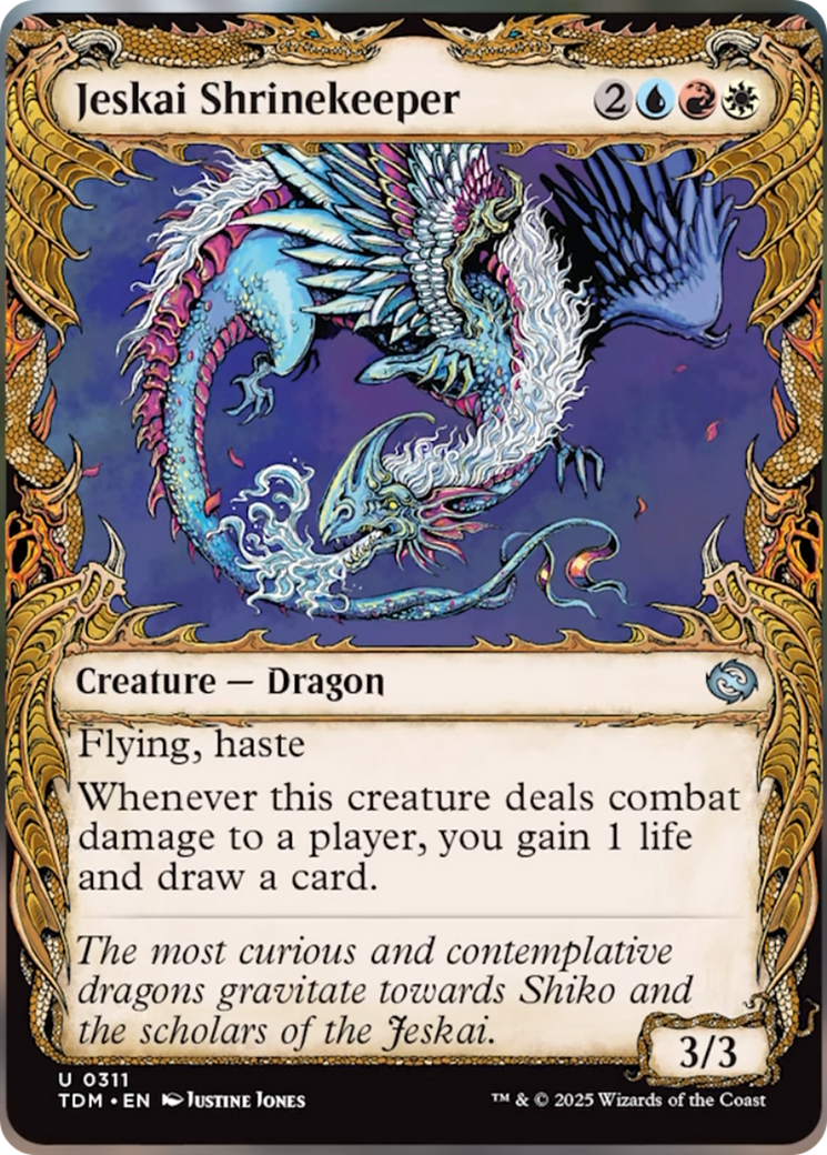Jeskai Shrinekeeper (Showcase) [Tarkir: Dragonstorm] | I Want That Stuff Brandon