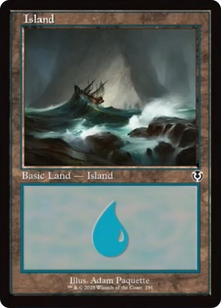 Island (291) (Retro Frame) [Innistrad Remastered] | I Want That Stuff Brandon