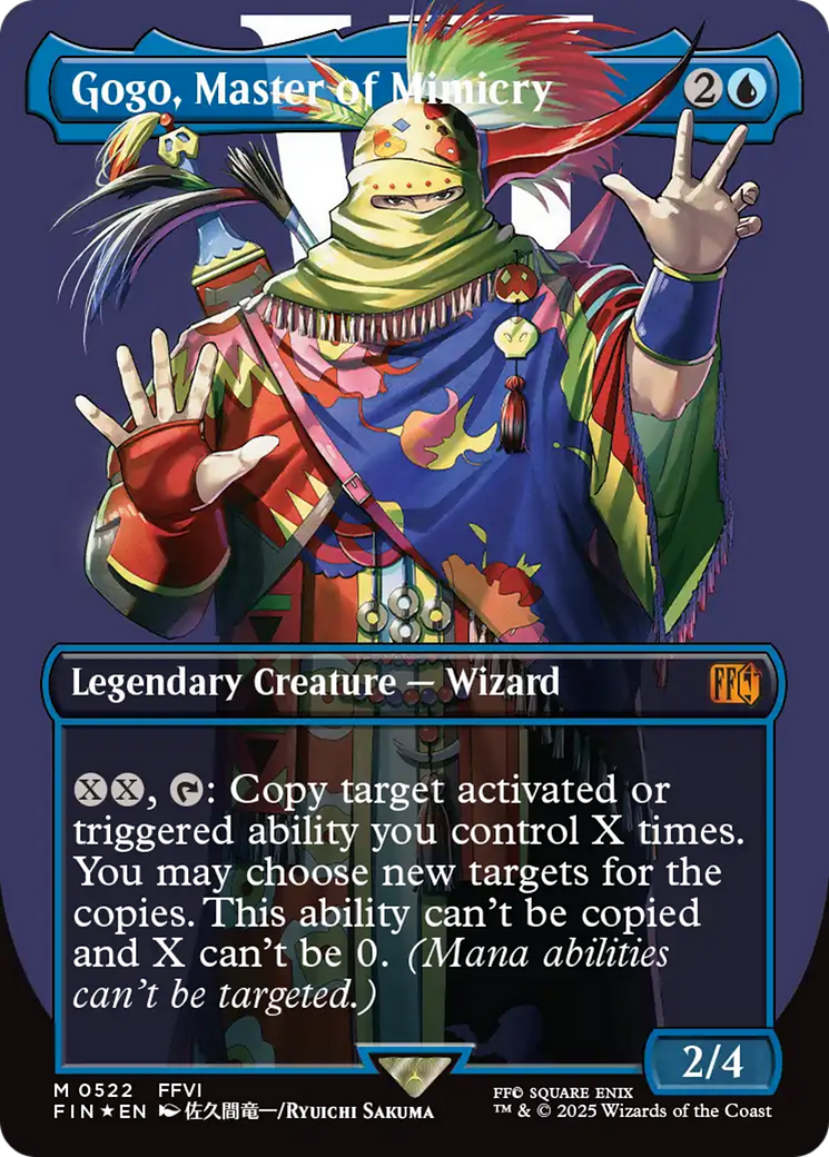 Gogo, Master of Mimicry (Borderless) (Surge Foil) [FINAL FANTASY] | I Want That Stuff Brandon