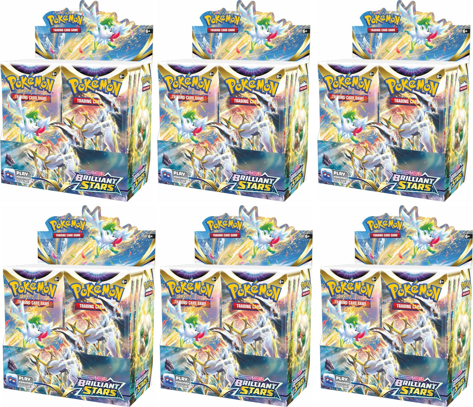 Sword & Shield: Brilliant Stars - Booster Box Case | I Want That Stuff Brandon