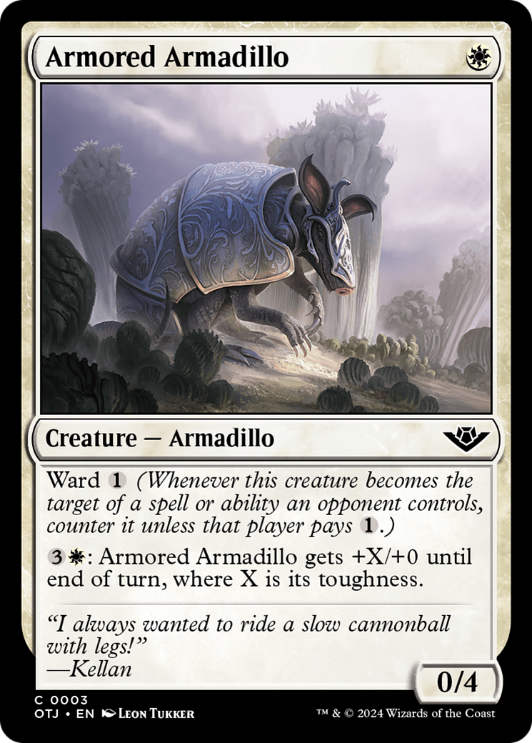 Armored Armadillo [Outlaws of Thunder Junction] | I Want That Stuff Brandon