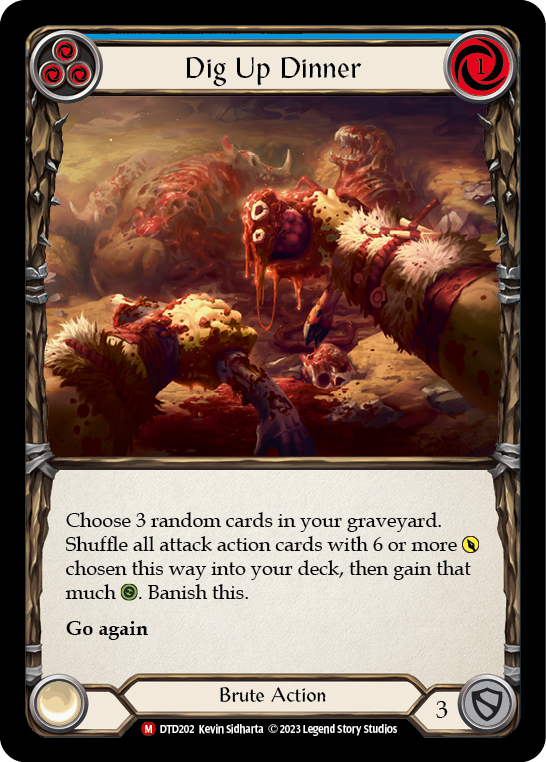 Dig Up Dinner [DTD202] (Dusk Till Dawn)  Rainbow Foil | I Want That Stuff Brandon
