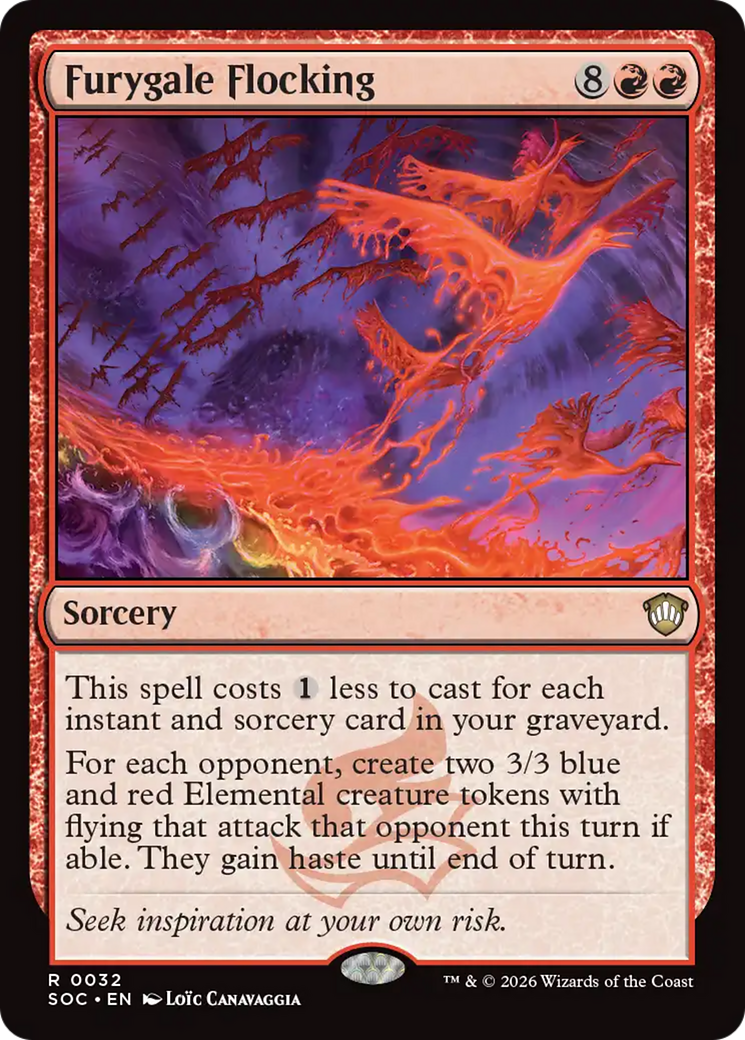 Furygale Flocking [Secrets of Strixhaven Commander] | I Want That Stuff Brandon
