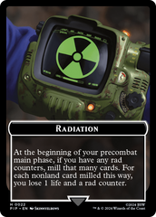 Radiation // Treasure (018) Double-Sided Token [Fallout Tokens] | I Want That Stuff Brandon