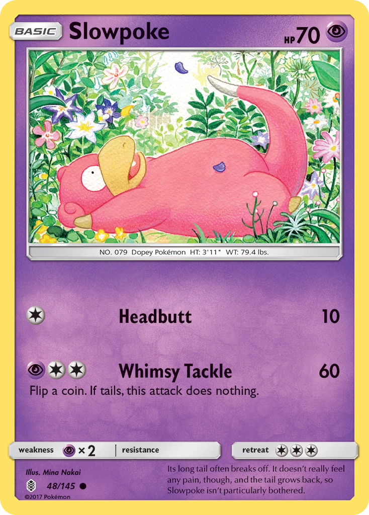 Slowpoke (48/145) [Sun & Moon: Guardians Rising] | I Want That Stuff Brandon