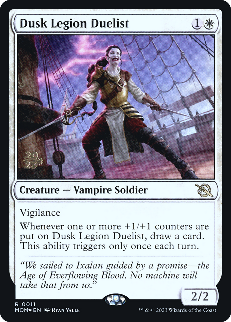 Dusk Legion Duelist [March of the Machine Prerelease Promos] | I Want That Stuff Brandon