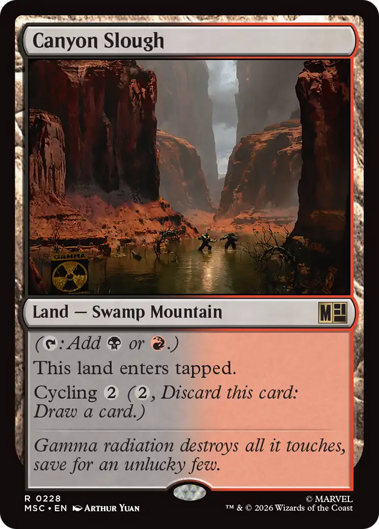 Canyon Slough (Surge Foil) [Marvel Super Heroes Commander] | I Want That Stuff Brandon