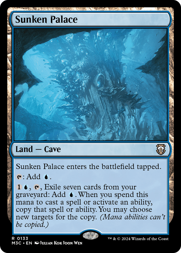 Sunken Palace (Extended Art) (Ripple Foil) [Modern Horizons 3 Commander] | I Want That Stuff Brandon