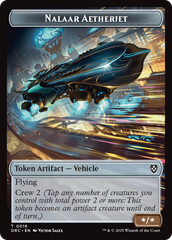 Construct // Nalaar Aetherjet Double-Sided Token [Aetherdrift Tokens] | I Want That Stuff Brandon