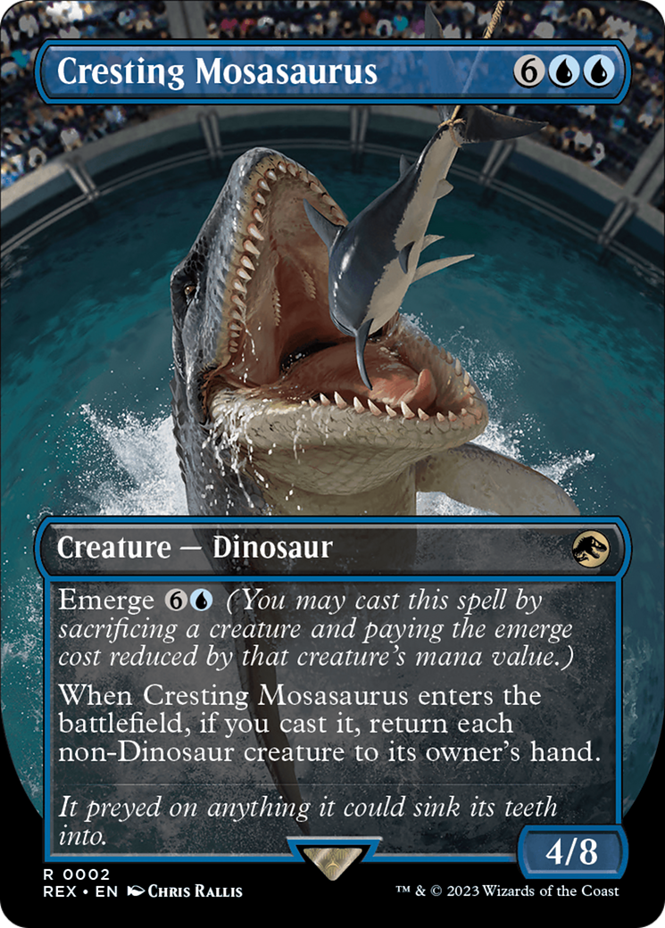 Cresting Mosasaurus (Borderless) [Jurassic World Collection] | I Want That Stuff Brandon