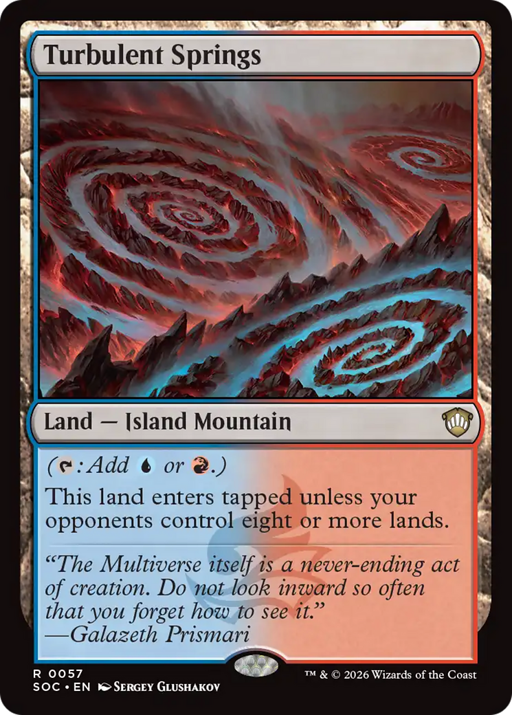 Turbulent Springs [Secrets of Strixhaven Commander] | I Want That Stuff Brandon
