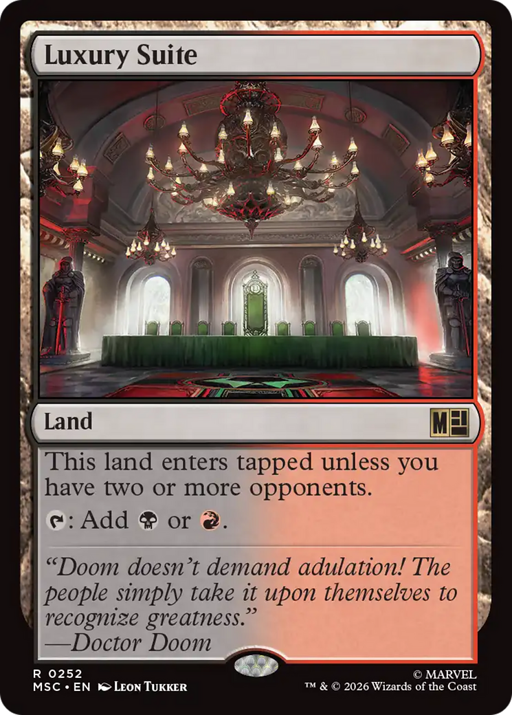 Luxury Suite (Surge Foil) [Marvel Super Heroes Commander] | I Want That Stuff Brandon