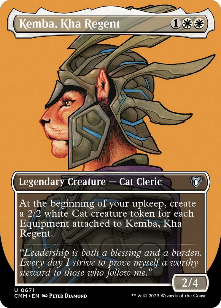 Kemba, Kha Regent (Borderless Profile) [Commander Masters] | I Want That Stuff Brandon