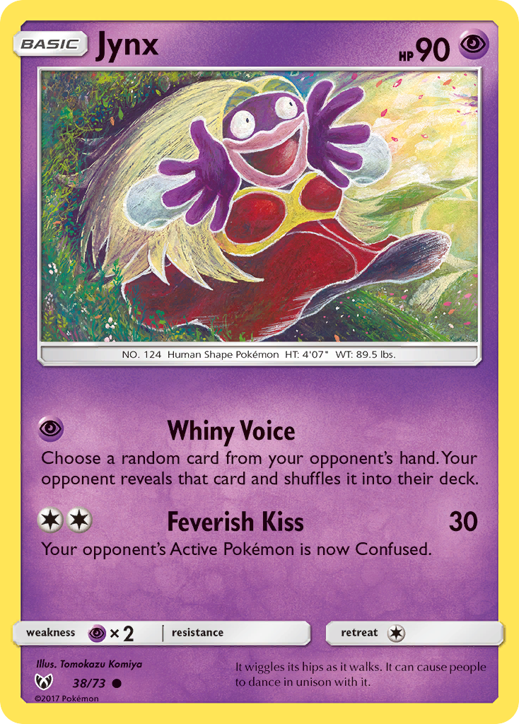 Jynx (38/73) [Sun & Moon: Shining Legends] | I Want That Stuff Brandon