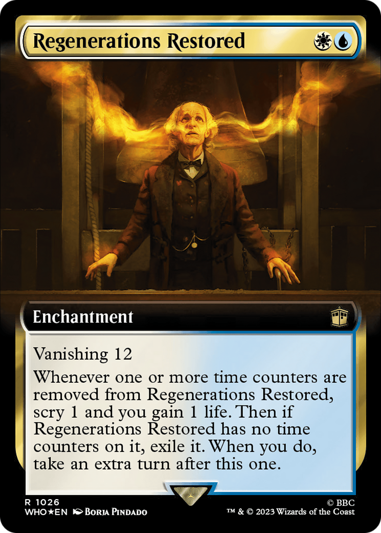Regenerations Restored (Extended Art) (Surge Foil) [Doctor Who] | I Want That Stuff Brandon